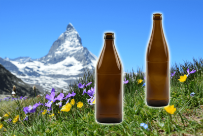 Euro Bierflasche NRW Bierflasche Matterhorn